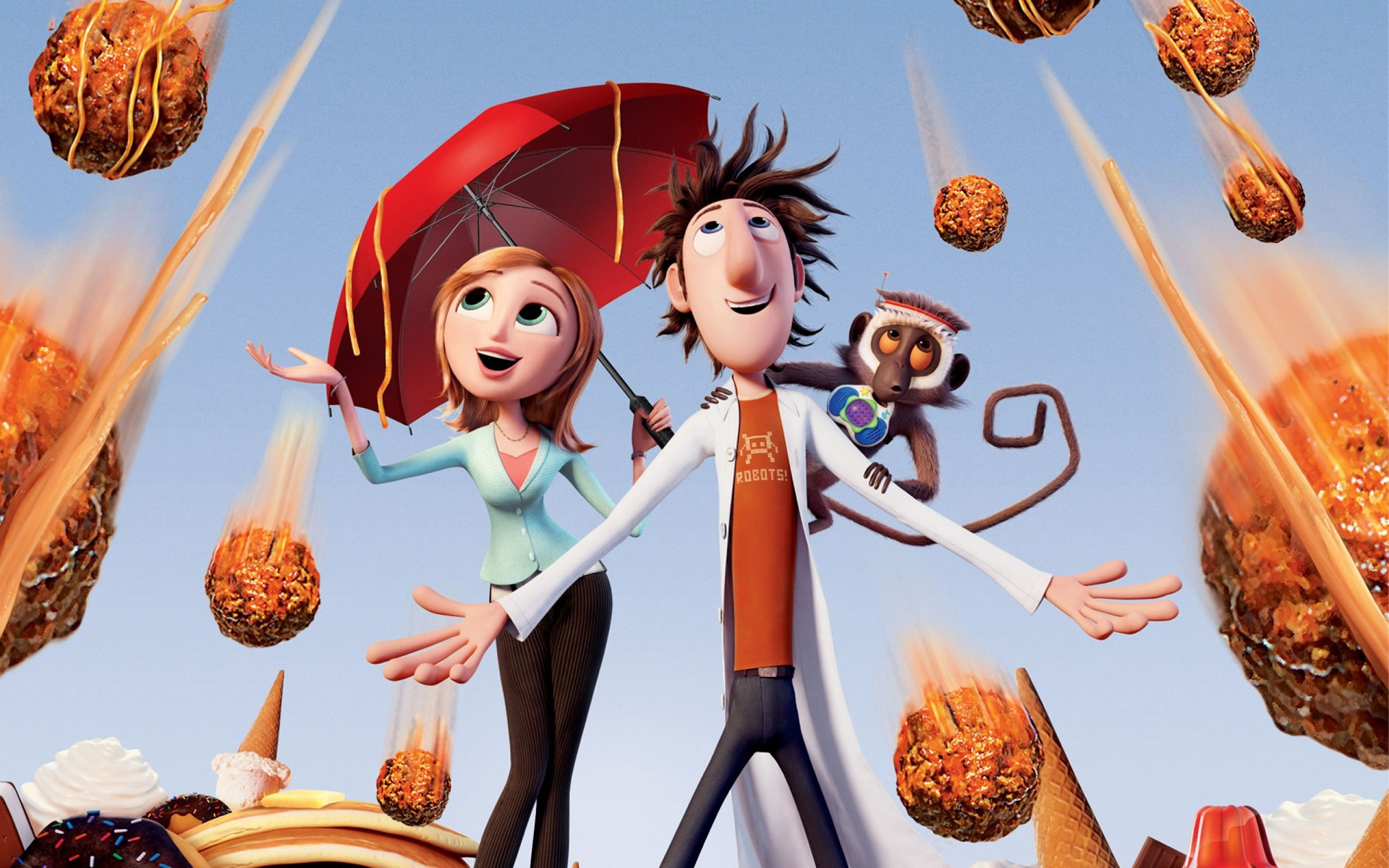 download wallpaper: cloudy with a chance of meatballs wallpaper