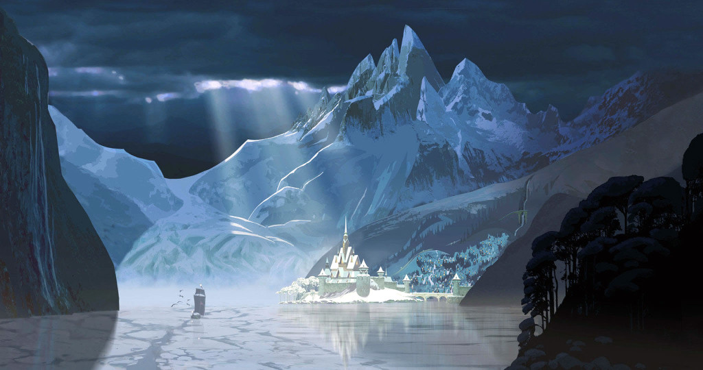 wallpaper: Disney Frozen concept art