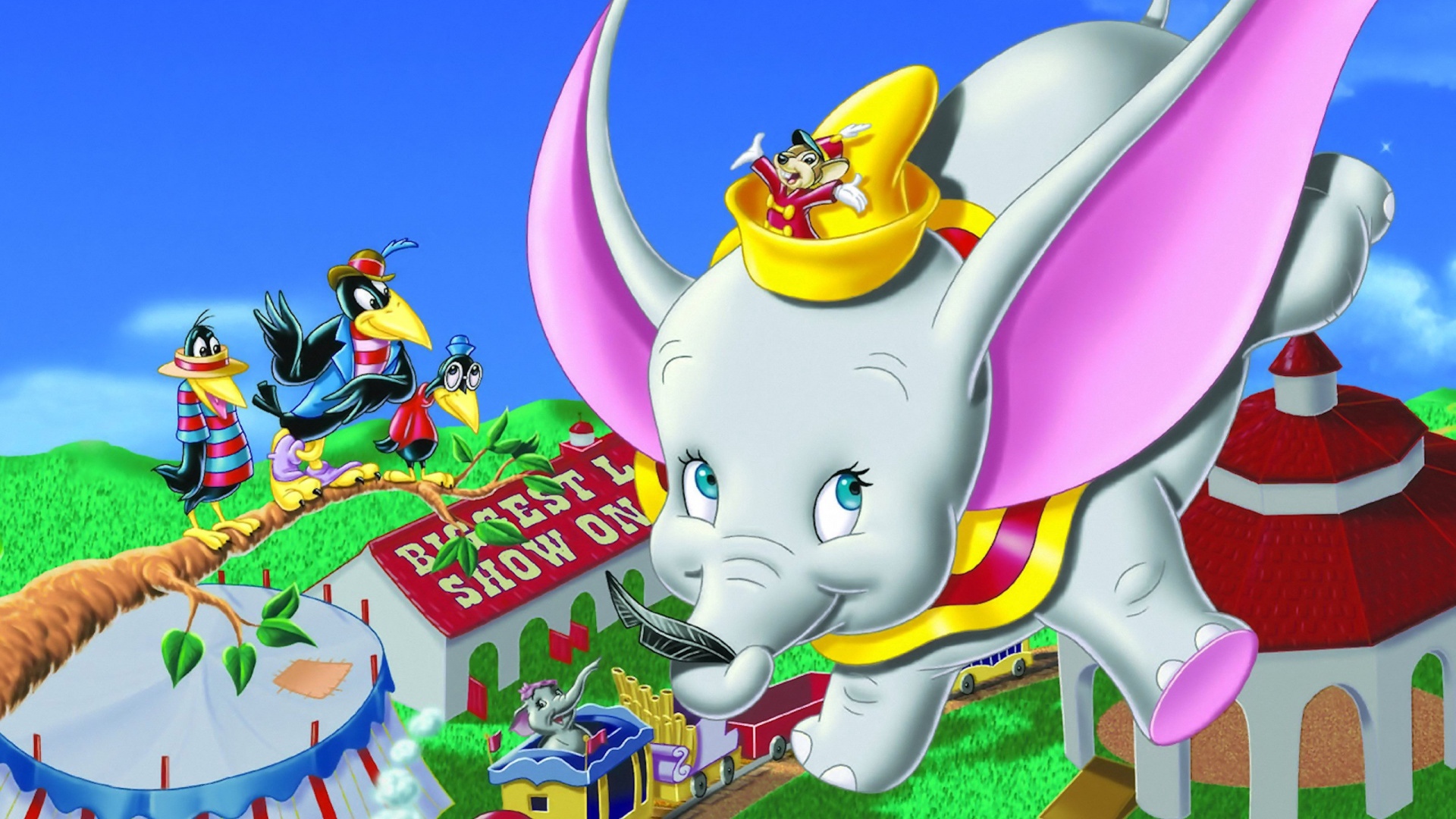 download wallpaper: Dumbo het vliegende olifantje wallpaper
