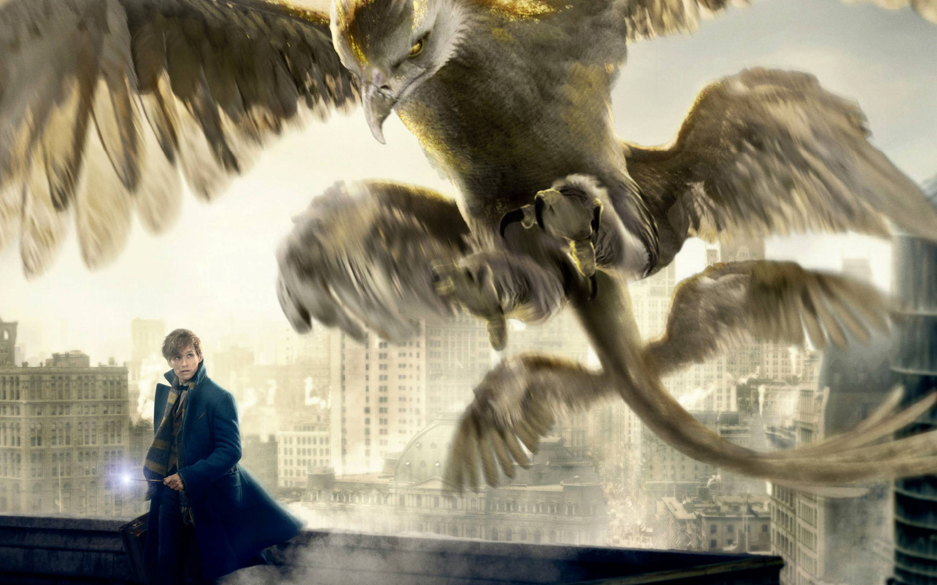 download wallpaper: Fantastic beasts and where to find them wallpaper