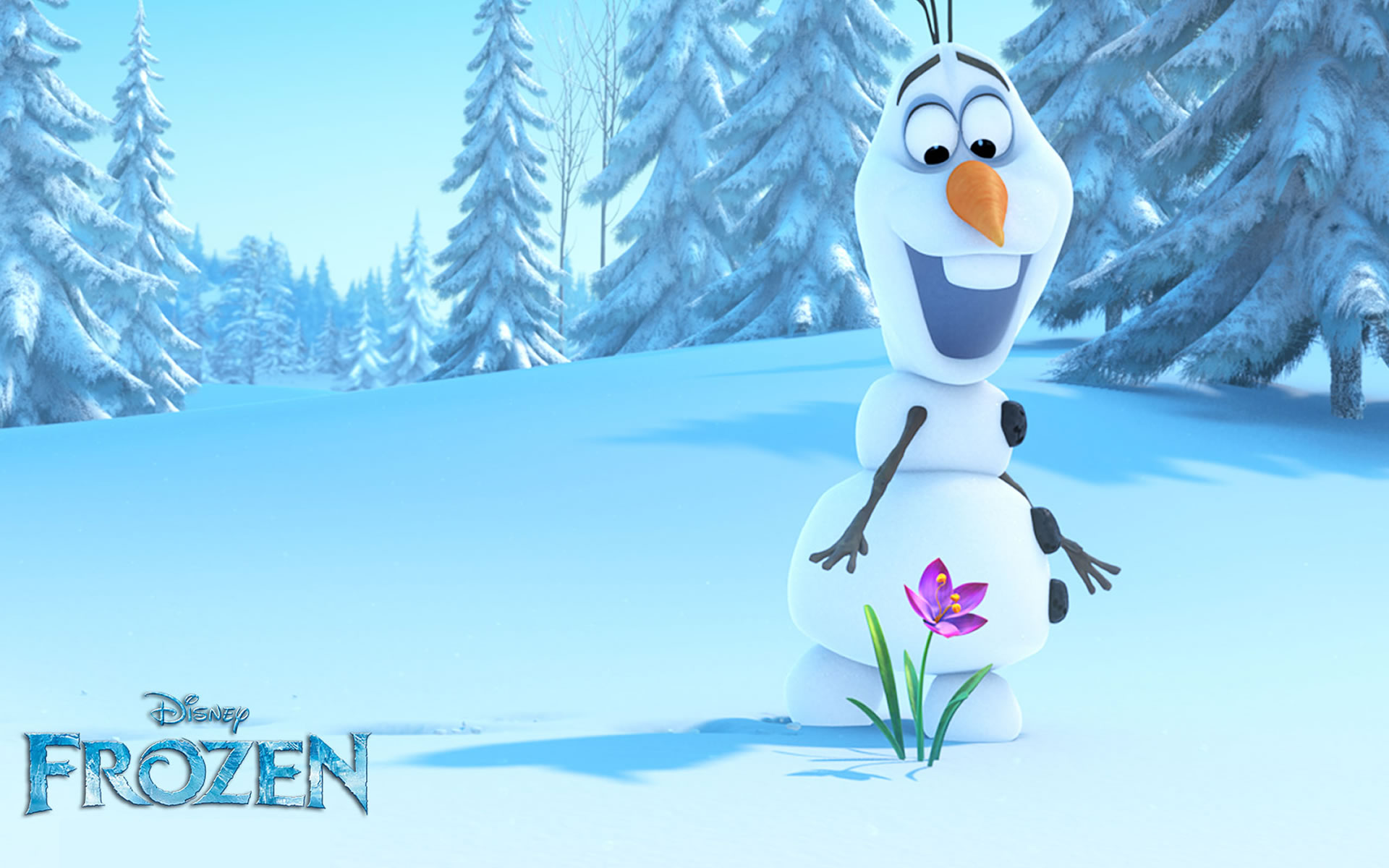 download wallpaper: Frozen Olaf de sneeuwman wallpaper