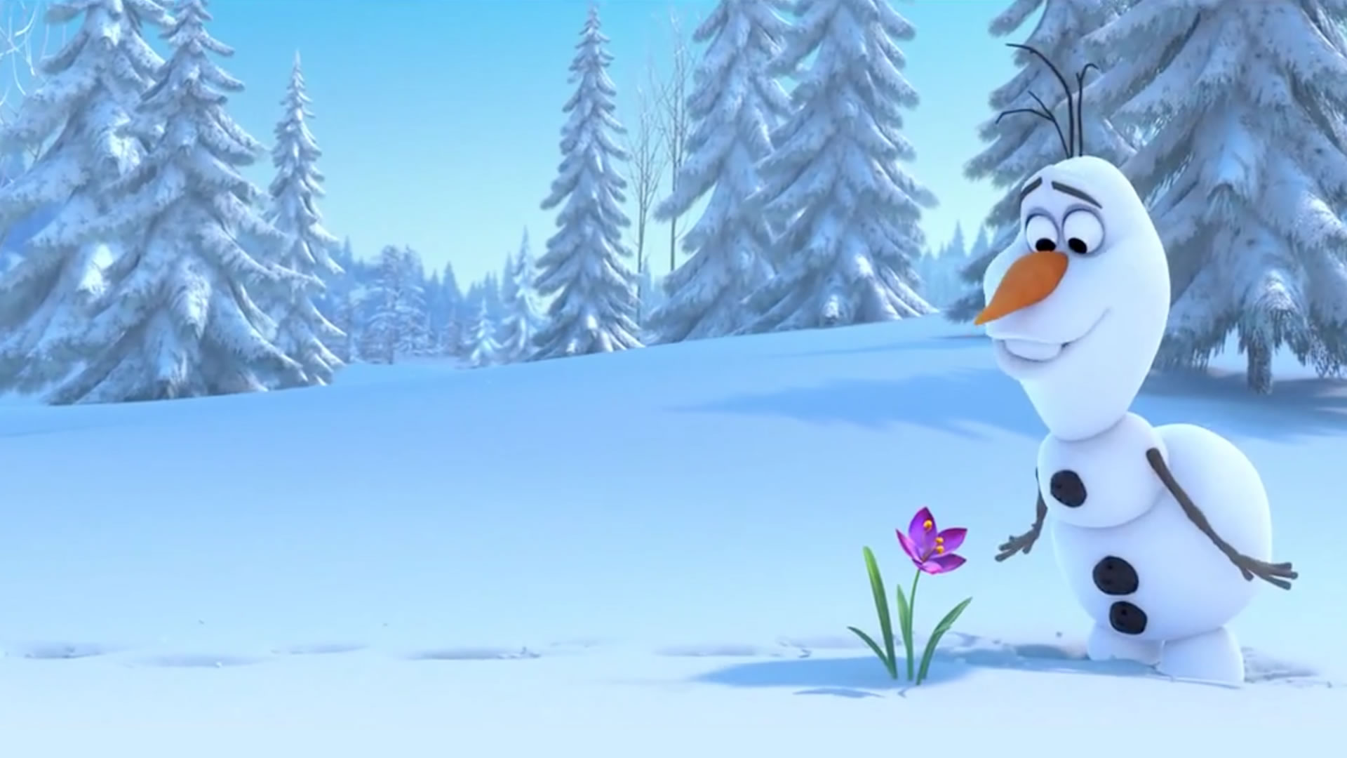 download wallpaper: Frozen – Olaf de sneeuwman wallpaper