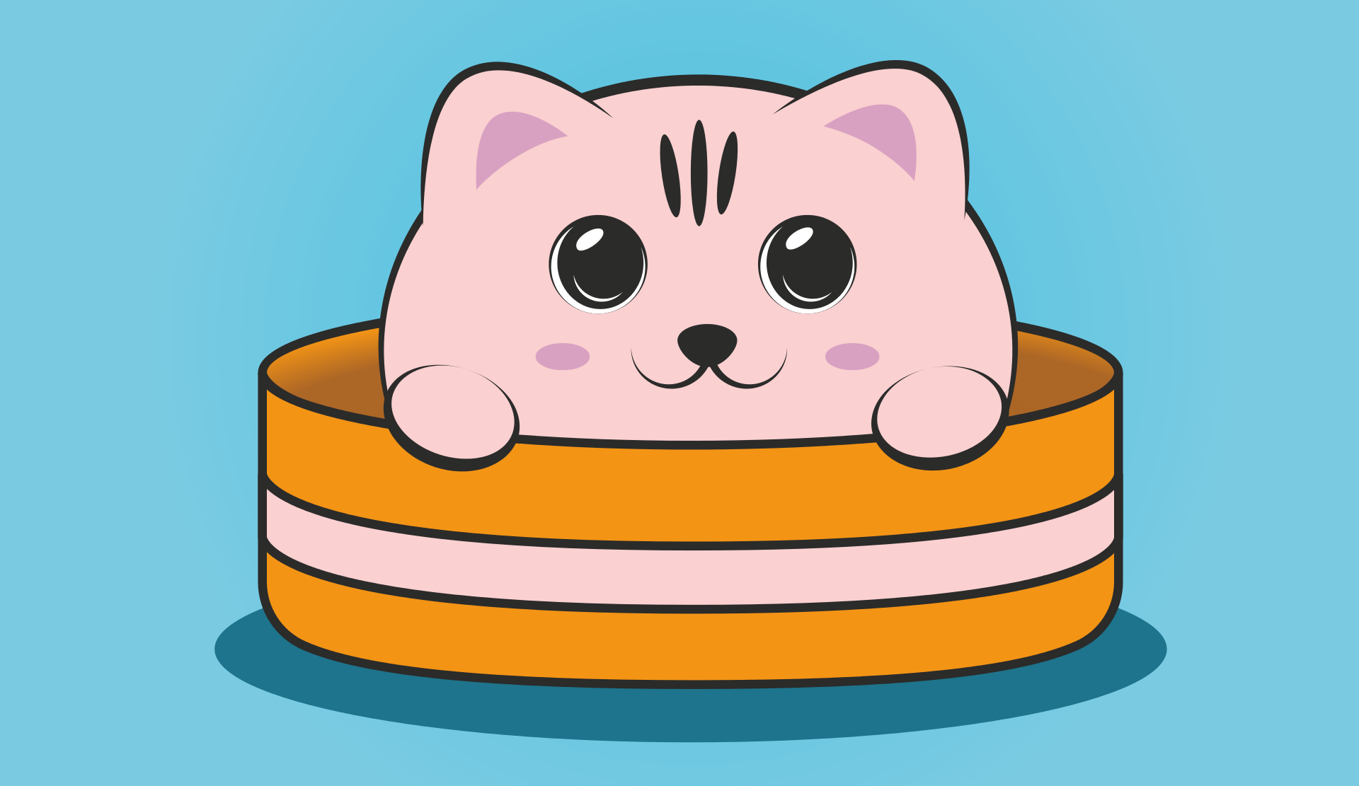 download wallpaper: kitten cartoon wallpaper