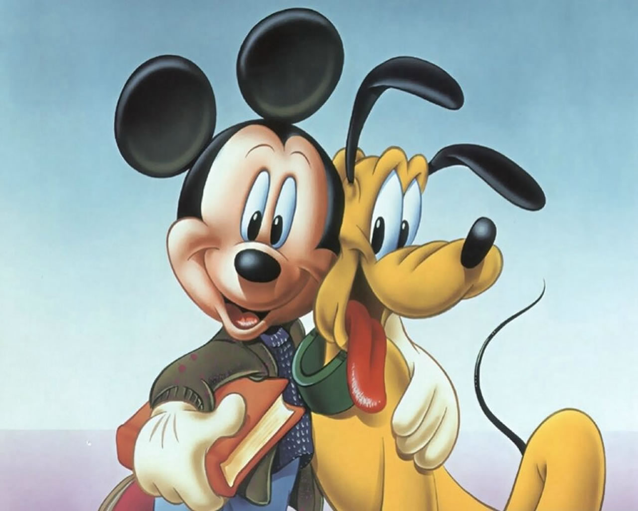 download wallpaper: Mickey Mouse en Pluto wallpaper