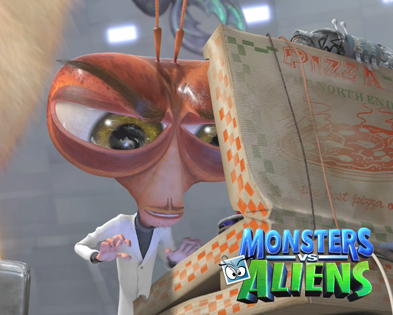 download wallpaper: Monsters vs Aliens wallpaper