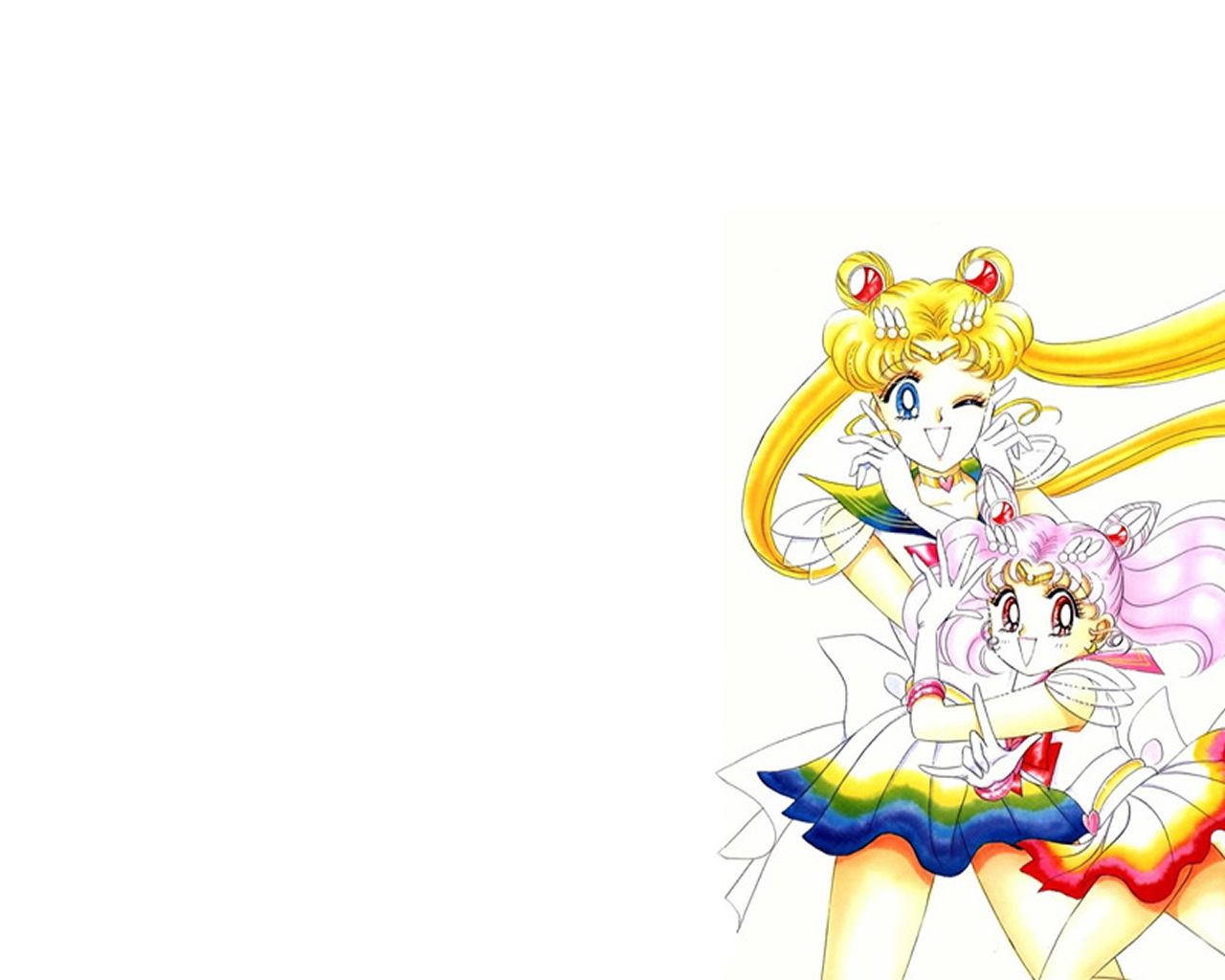 download wallpaper: Sailor Moon – zusjes wallpaper