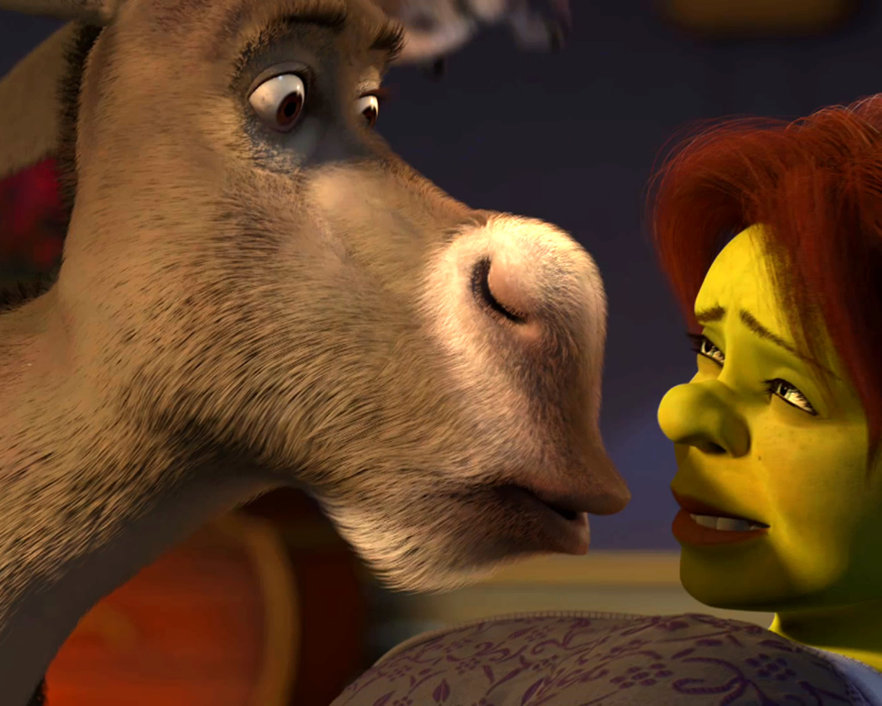 download wallpaper: Shrek 3 – Donkey en Fiona wallpaper