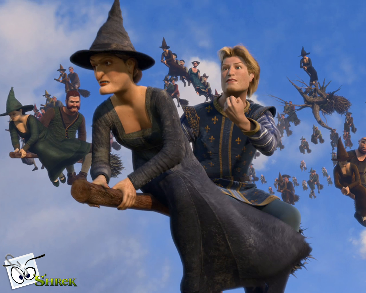 download wallpaper: Shrek 3 – droomprins en de heksen wallpaper