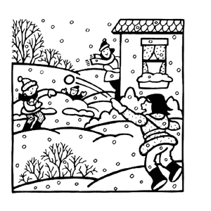 Snowball fight