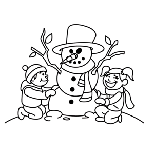 Een sneeuwman maken