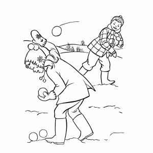 Snowball fight