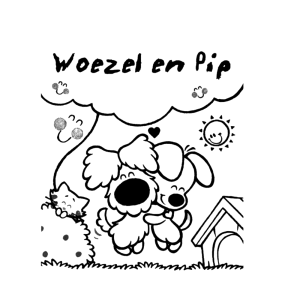 Verwonderend Woezel en Pip kleurplaat printen → Leuk voor kids YM-75