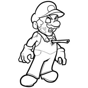 Mario Bros zombie